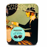 Chocolate Amatller 70% Chocolate Leaves with Sea Salt, 60g